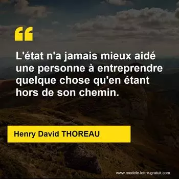 Citation Henry David THOREAU