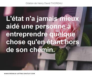 Citations Henry David THOREAU