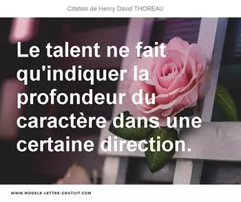 Citations Henry David THOREAU