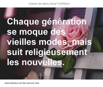 Citations Henry David THOREAU