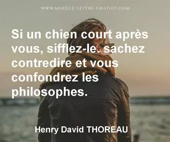 Citation de Henry David THOREAU