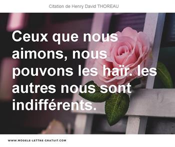 Citations Henry David THOREAU