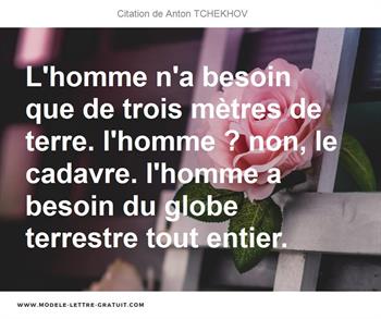 Citations Anton TCHEKHOV