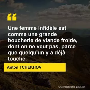 Citation Anton TCHEKHOV  