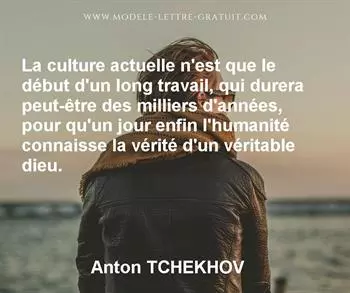 Citation de Anton TCHEKHOV