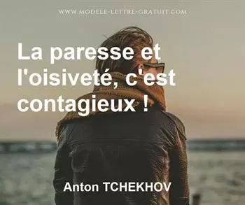 Citation de Anton TCHEKHOV  