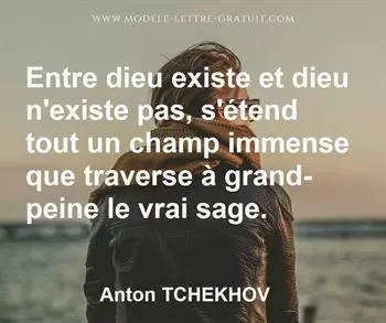 Citation de Anton TCHEKHOV  