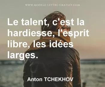 Citation de Anton TCHEKHOV