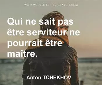Citation de Anton TCHEKHOV  
