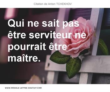 Citations Anton TCHEKHOV  