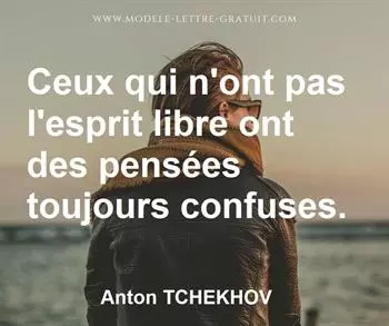 Citation de Anton TCHEKHOV  