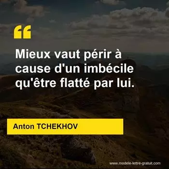 Citation Anton TCHEKHOV