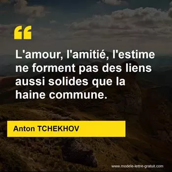 Citation Anton TCHEKHOV
