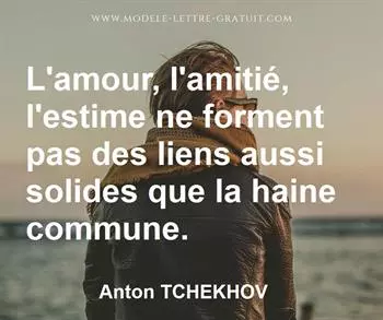 Citation de Anton TCHEKHOV