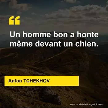 Citation Anton TCHEKHOV  