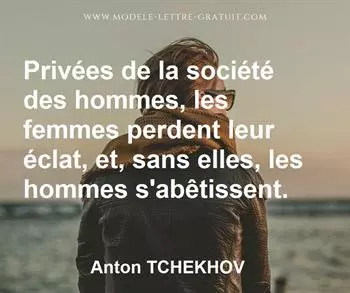 Citation de Anton TCHEKHOV  
