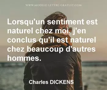 Citation de Charles DICKENS