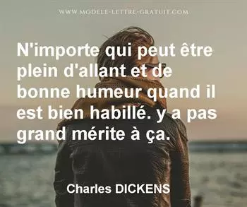 Citation de Charles DICKENS