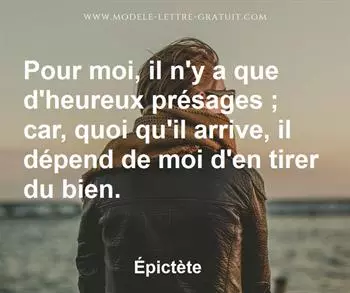 Citation de Épictète
