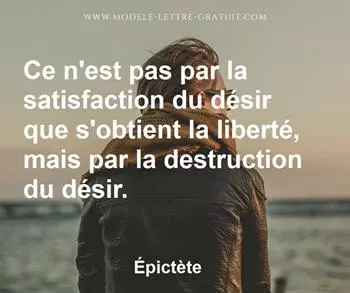 Citation de Épictète