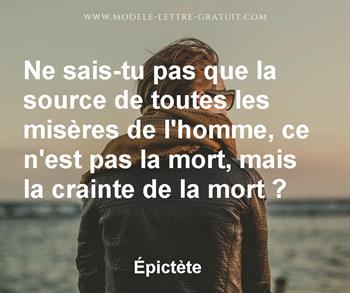 Citation de Épictète