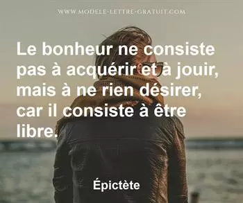 Citation de Épictète