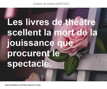 Citations Roland BARTHES