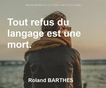 Citation de Roland BARTHES