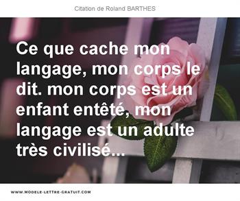 Citations Roland BARTHES