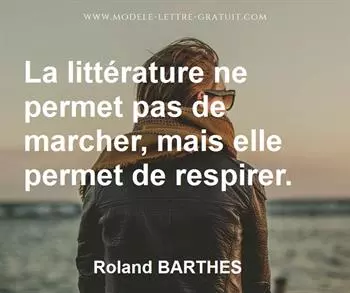 Citation de Roland BARTHES