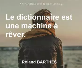Citation de Roland BARTHES