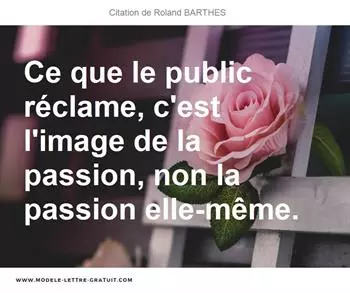 Citations Roland BARTHES
