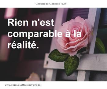 Citations Gabrielle ROY