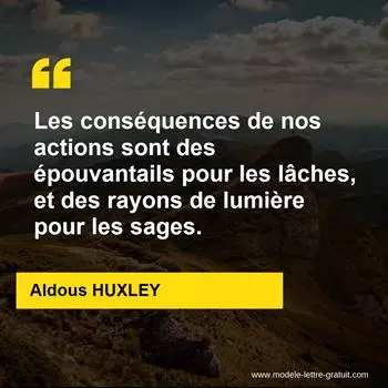 Citation Aldous HUXLEY