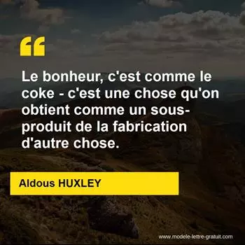Citation Aldous HUXLEY  