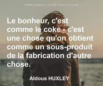 Citation de Aldous HUXLEY  