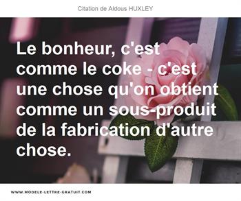 Citations Aldous HUXLEY