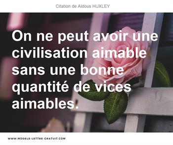 Citations Aldous HUXLEY