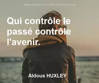 Citation de Aldous HUXLEY