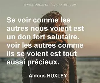 Citation de Aldous HUXLEY