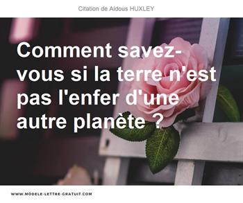 Citations Aldous HUXLEY