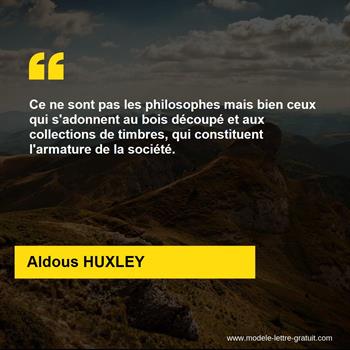 Citation de Aldous HUXLEY  