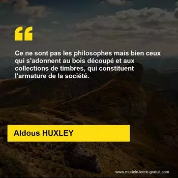 Citation Aldous HUXLEY
