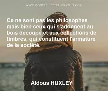 Citation de Aldous HUXLEY