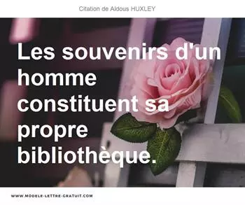 Citations Aldous HUXLEY  