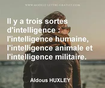 Citation de Aldous HUXLEY
