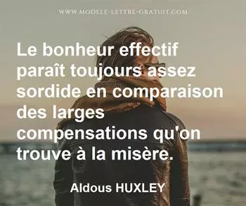Citation de Aldous HUXLEY
