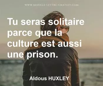 Citation de Aldous HUXLEY