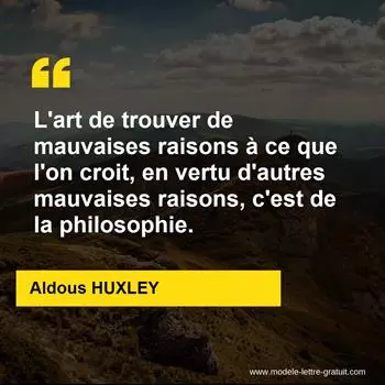 Citation Aldous HUXLEY