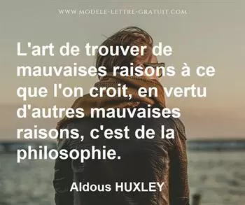 Citation de Aldous HUXLEY